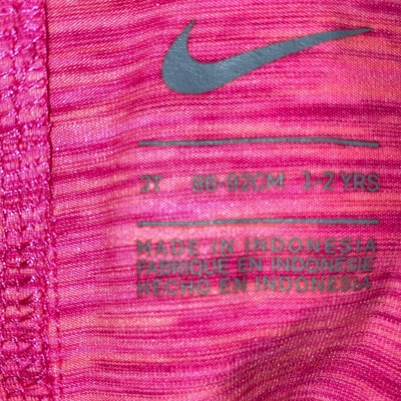 Nike athletic pink romper short size 2t - Picture 8 of 9